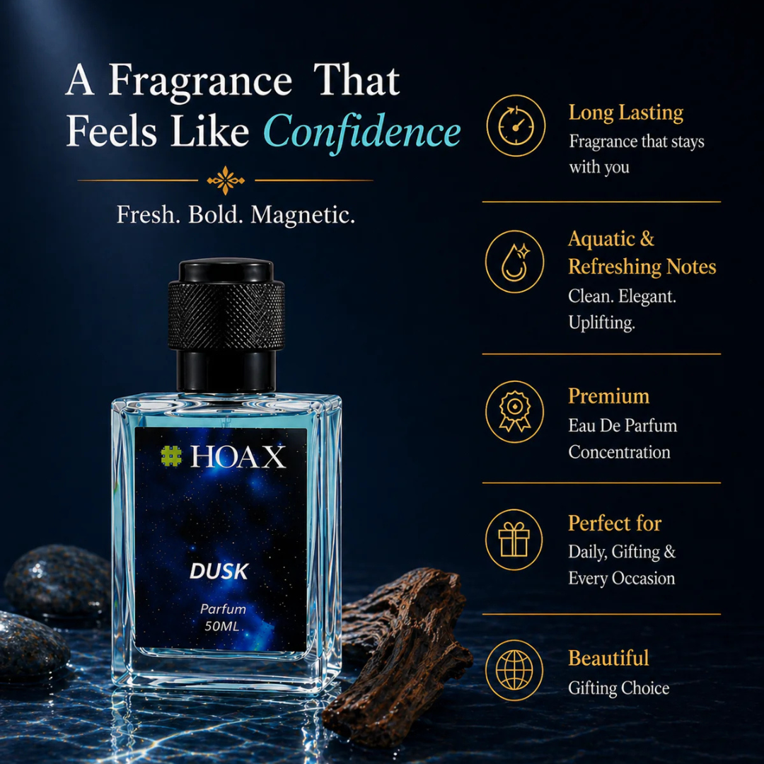 Dusk – Refreshing Aquatic Fragrance for Men - Daily, Date & Office Wear | 50ml