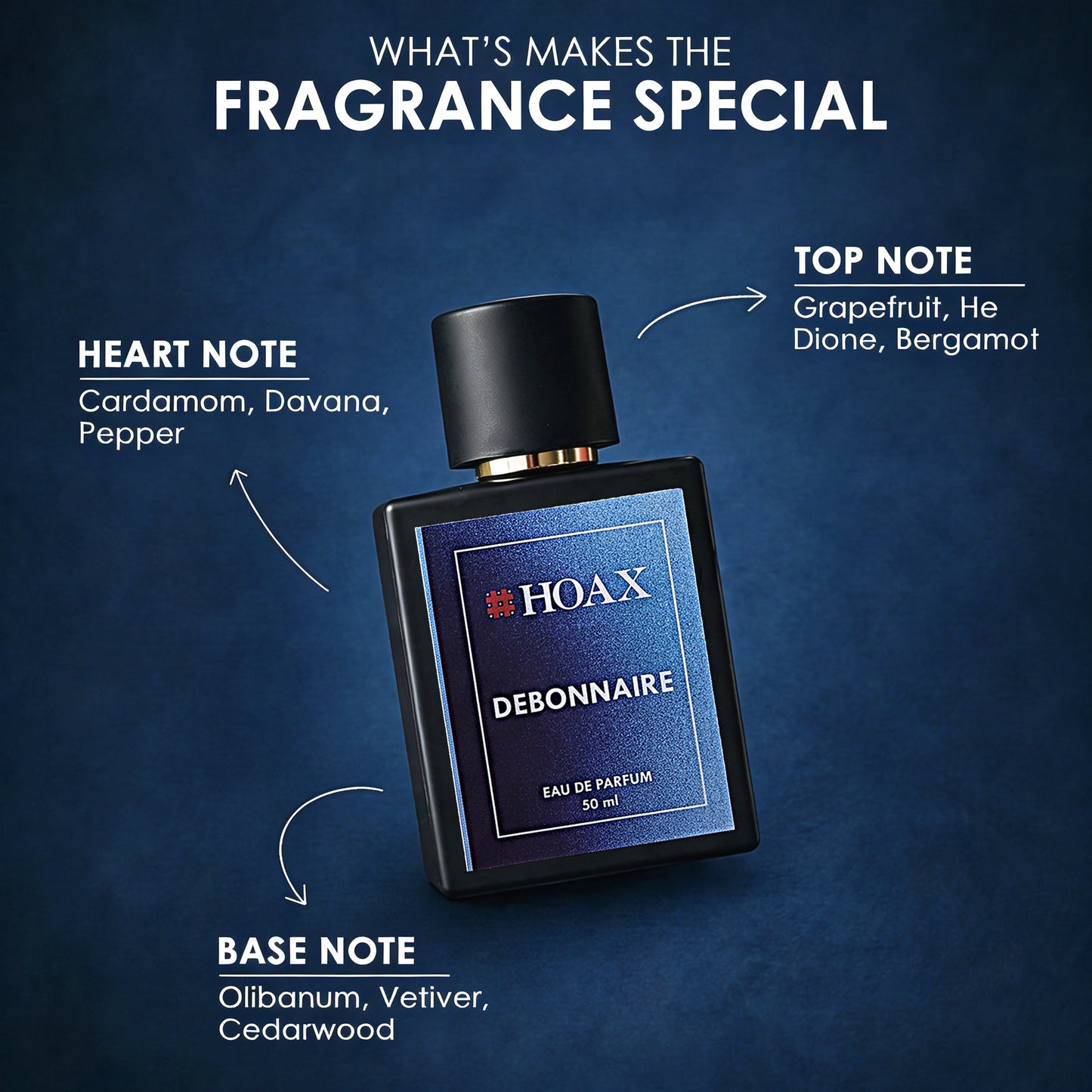 Debonnaire –  Eau De Parfum for Everyday Wear | Refreshing Sea Notes | 50ml