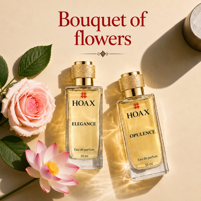 Hoax | Opulence & Elegance | Perfume for Women | Eau De Parfum 50ml x2