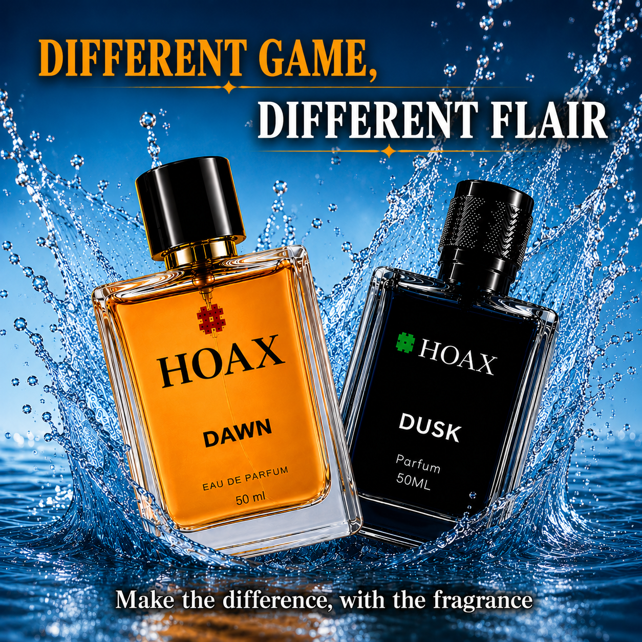 Hoax | Dawn & Dusk | Eau De Parfum Combo for Men | Premium Long Lasting Fragrance Set | 50ml x2