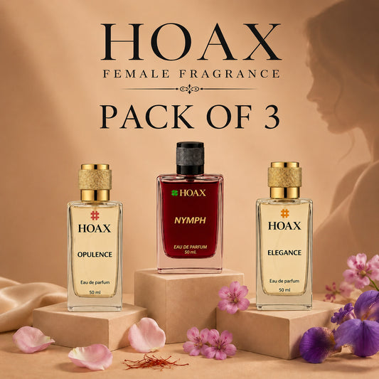 Hoax | Nymph, Opulence & Elegance | Perfume for Women | Eau De Parfum 50ml x3