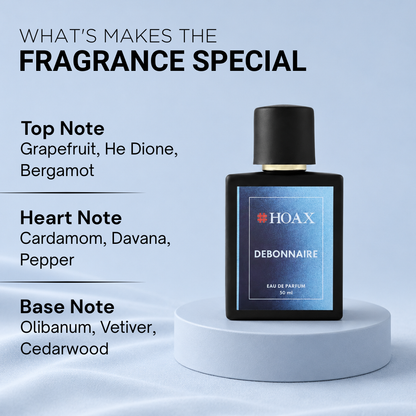 Debonnaire –  Eau De Parfum for Everyday Wear | Refreshing Sea Notes | 50ml