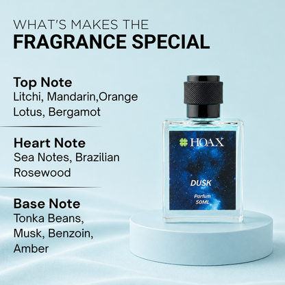 Dusk – Refreshing Aquatic Fragrance for Men - Daily, Date & Office Wear | 50ml