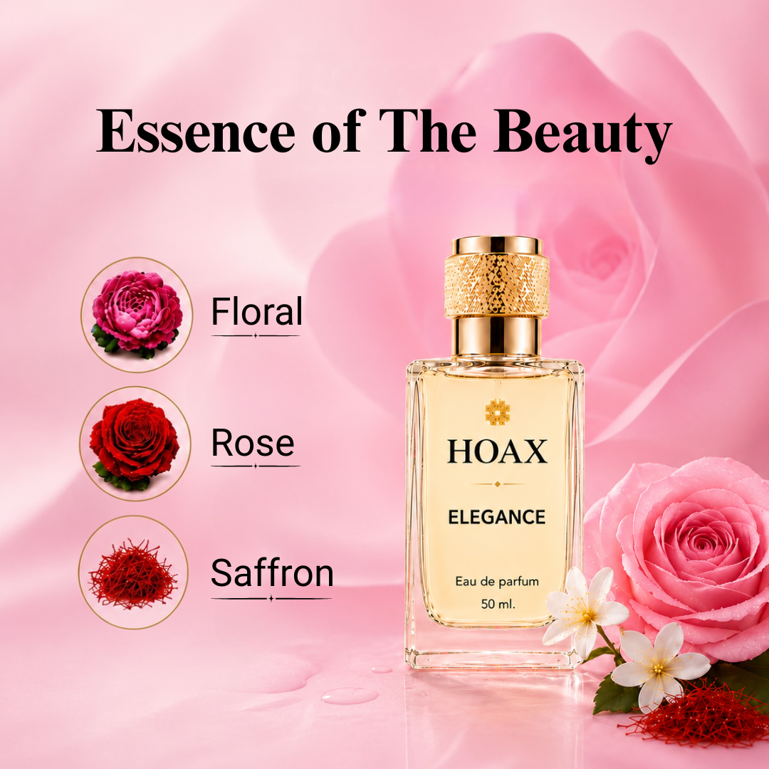 Hoax | Opulence & Elegance | Perfume for Women | Eau De Parfum 50ml x2