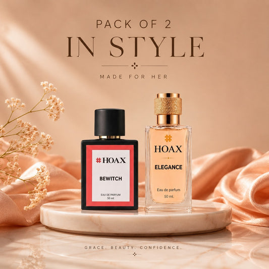 Hoax | Elegance & Bewitch | Eau De Parfum Combo for Women | 50ml x2