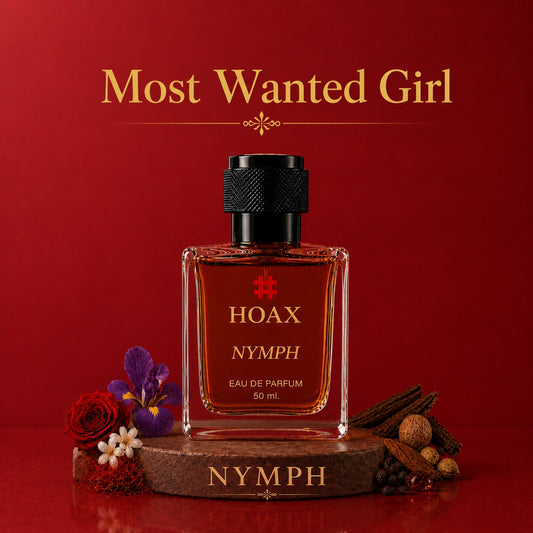 Hoax | Nymph | Perfume for Women | Eau De Parfum 50ml | Long Lasting Floral Fragrance | Jasmine IRIS Rosewood Blend | Premium Scent | Stylish Feminine Perfume | Party Daily Office Wear
