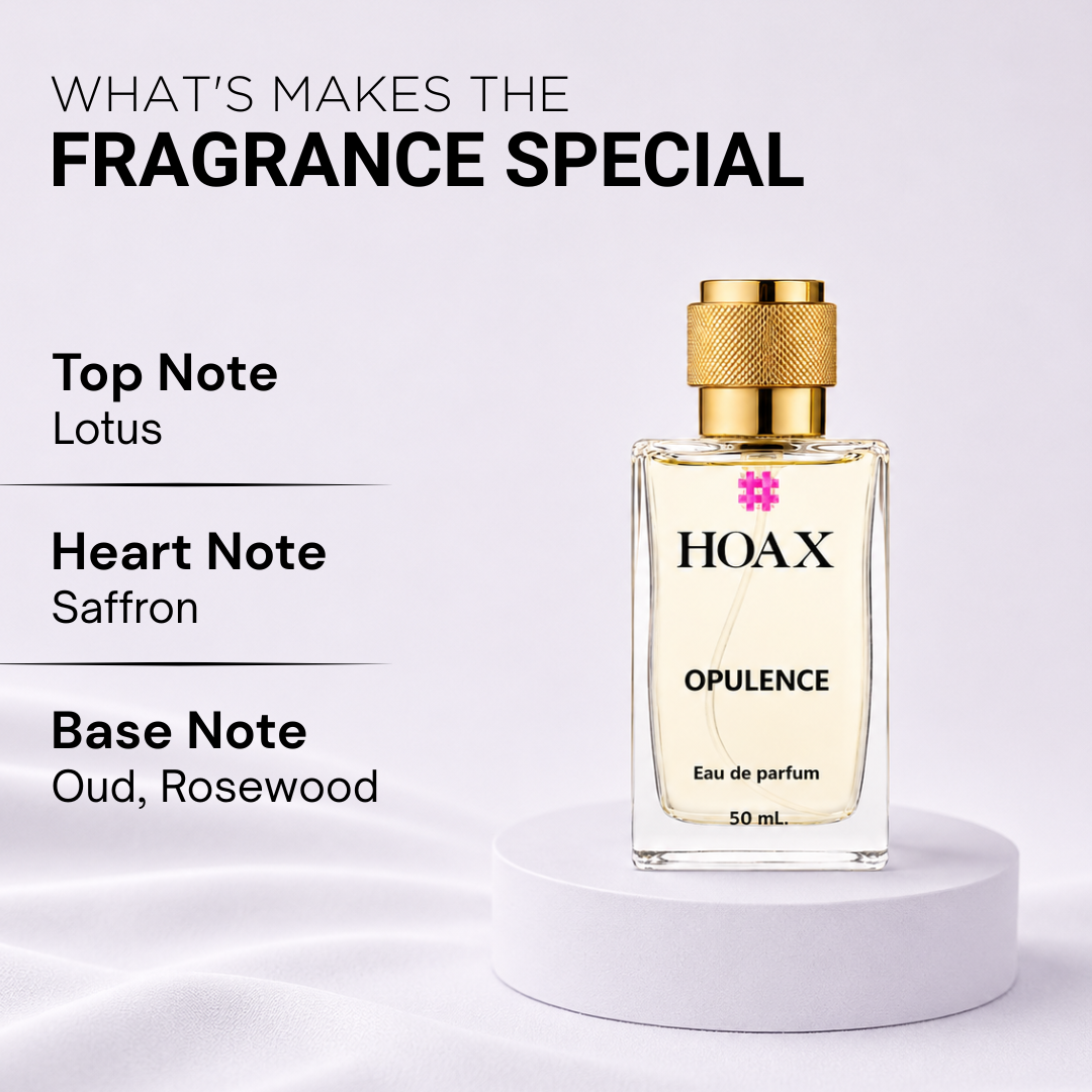 Opulence - Eau De Parfum for Women | Sophisticated Lotus & Saffron Fragrance | 50ml