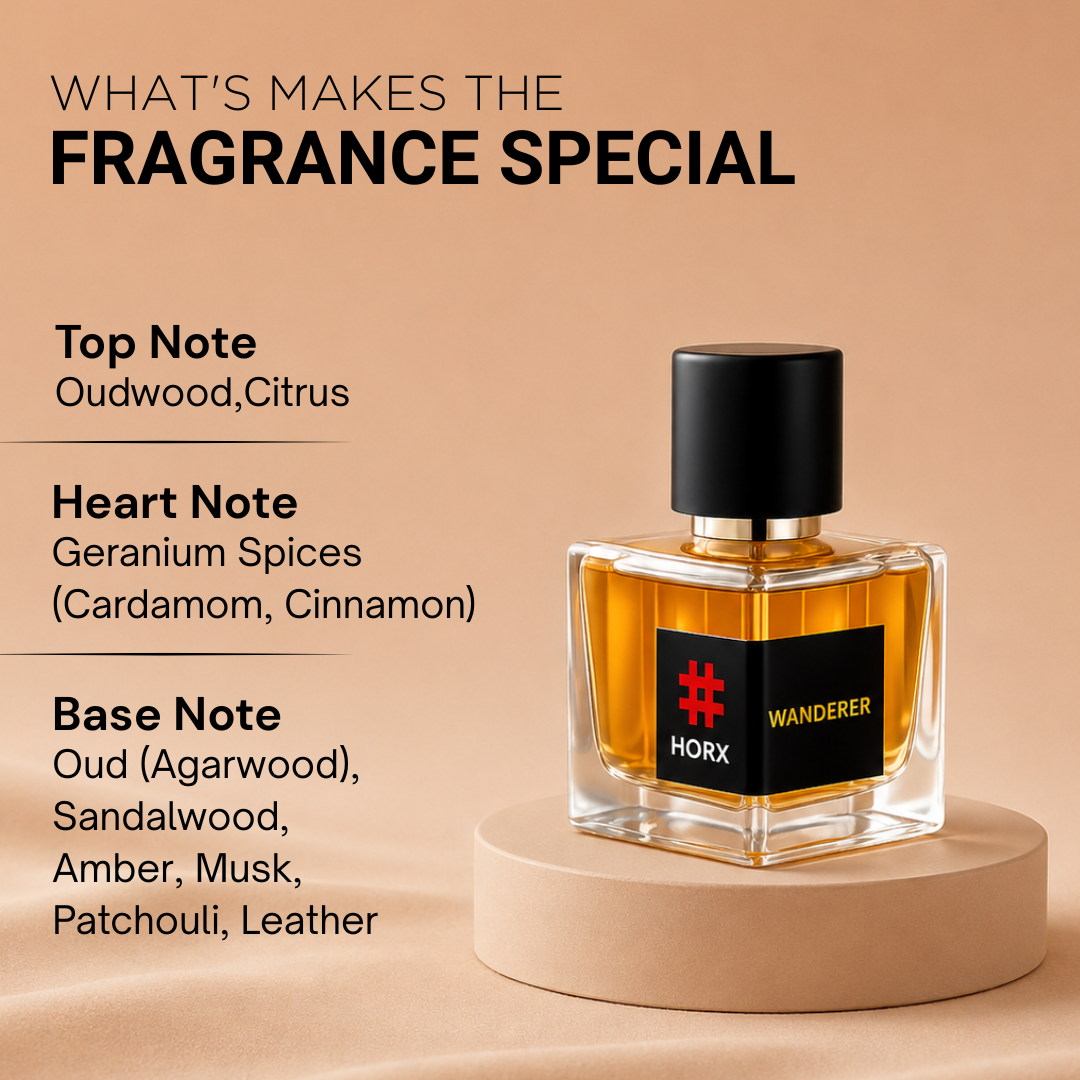 Wanderer - Eau De Parfum for Men | Fresh oud & earthy Scent | 50 ml