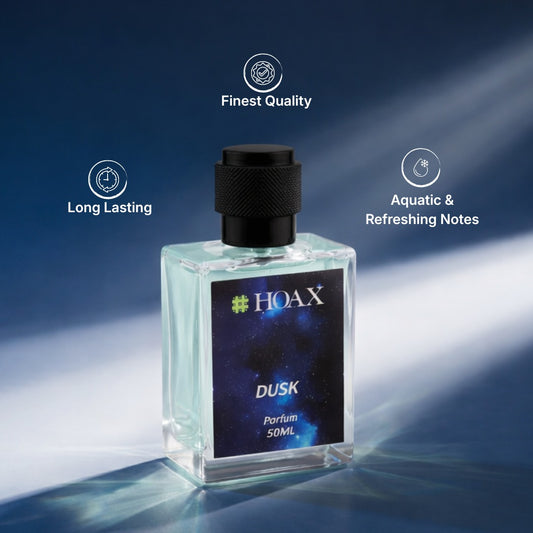 Hoax | Dusk | Perfume for Men | Long Lasting Parfum | Premium Fragrance | Aquatic & Refreshing Notes | Daily, Date & Office Wear | Body Spray |
