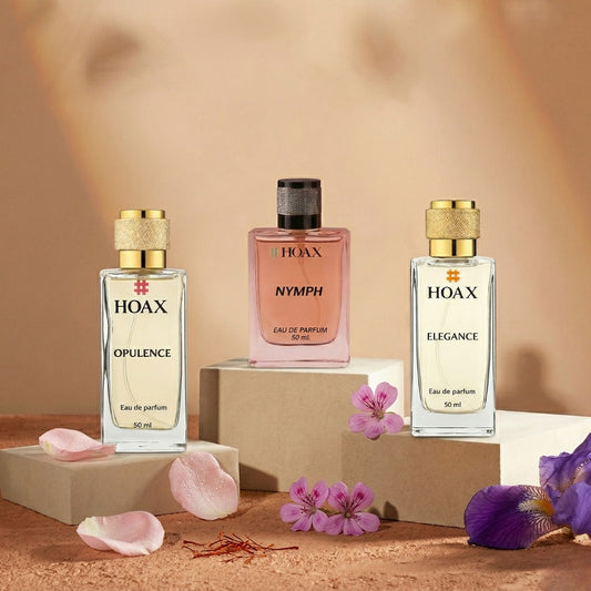 Hoax | Nymph, Opulence & Elegance | Perfume for Women | Eau De Parfum 50ml x3
