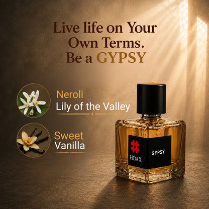 Gypsy Signature Eau De Parfum for Women | Oudwood, Geranium & Sandalwood Blend | 50ml