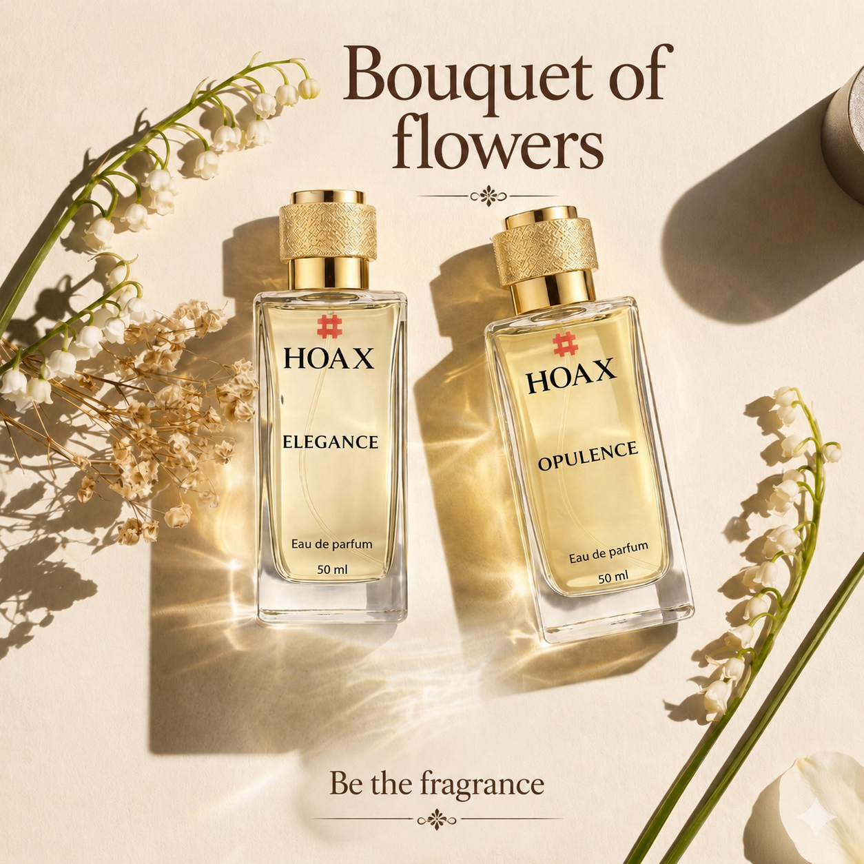 Hoax | Opulence & Elegance | Perfume for Women | Eau De Parfum 50ml x2