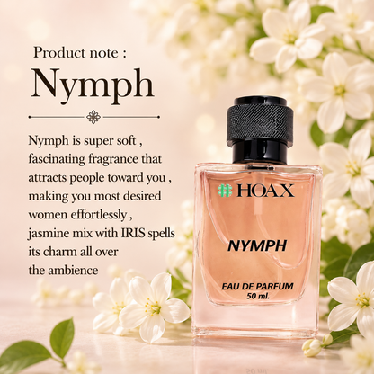 Nymph Signature Eau De Parfum for Women | Floral Jasmine, Iris & Rosewood Fragrance | 50ml