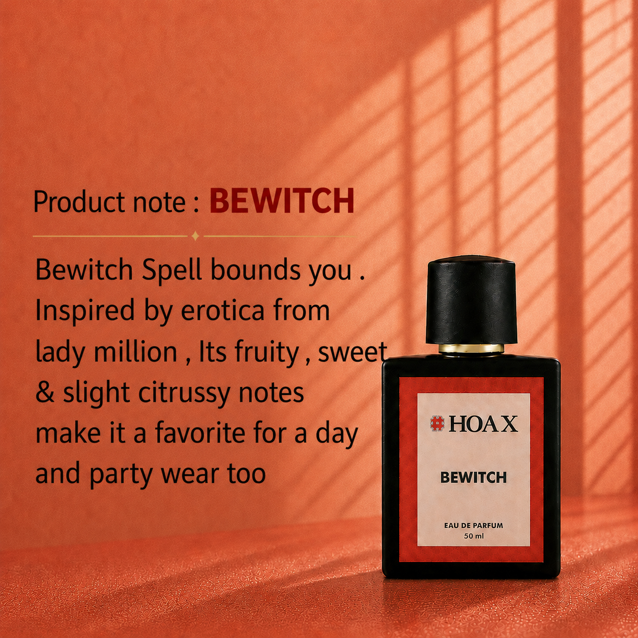 Hoax | Opulence & Bewitch | Eau De Parfum Combo for Women | Premium Long Lasting Fragrance Set | 50ml x2